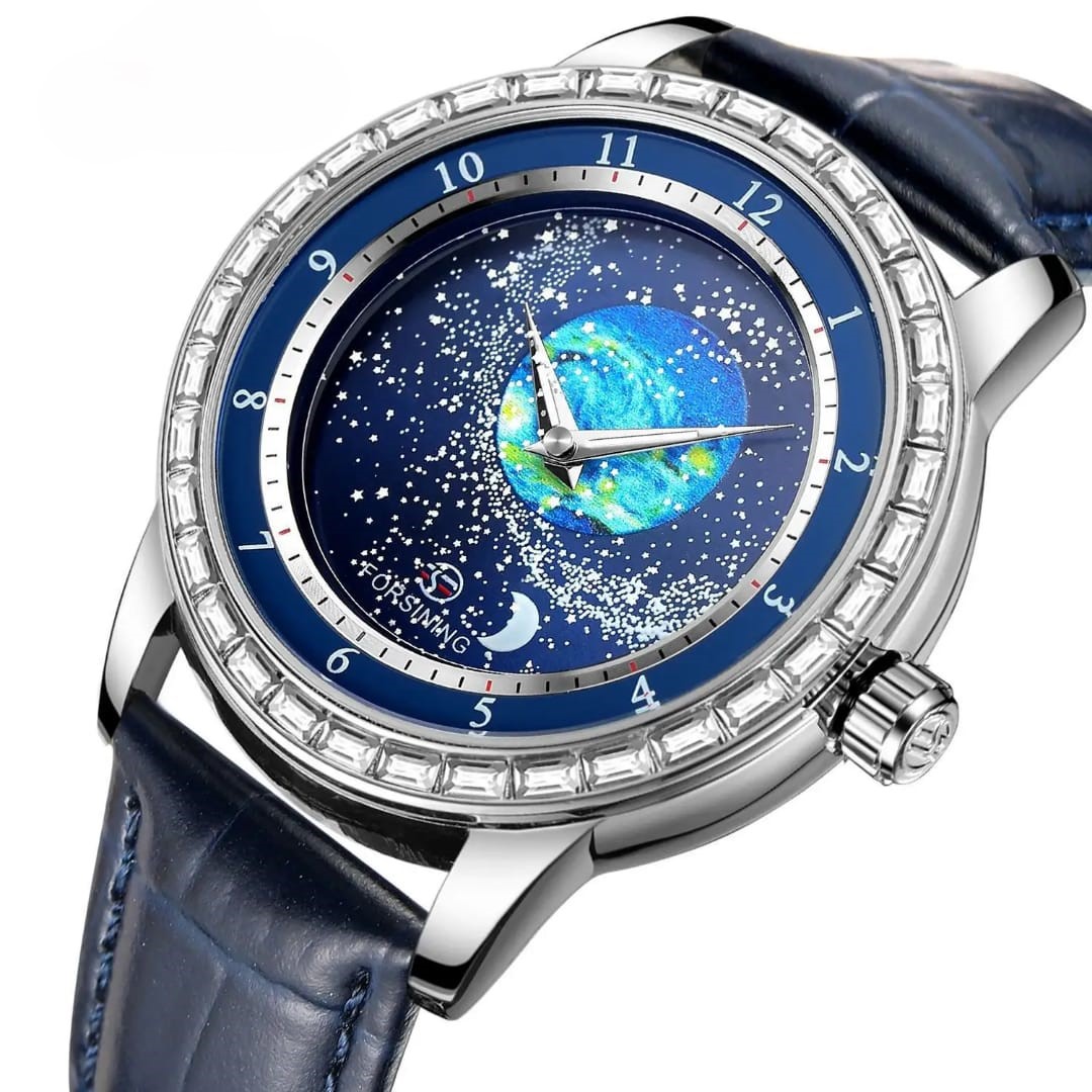 Forsining Newset Custom Logo Relojes Starry Sky Quality Luminous Automatic Mechanical Watch for Men